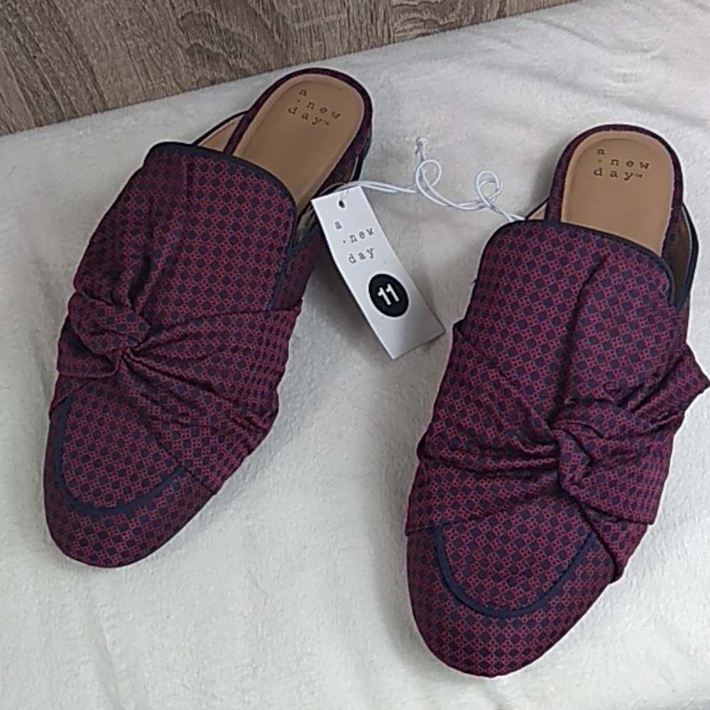 🆕 A New Day slip on bow sandals slipper loafer - Picture 2 of 8